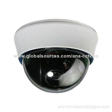 Varifocal Dome Camera with 1/3-inch Sony CCD, Color 550TVL, B/W 600TVL, HSBLC, WDR, Motion Detection